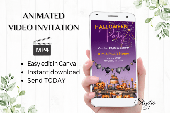 Download Digital Halloween Party Invitation - Digital halloween Collection