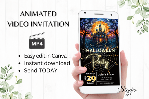Download Digital Halloween Party Invitation - Digital halloween Collection