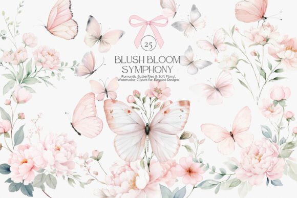Download Dreamy Watercolor Clipart Set - Watercolor clipart Collection