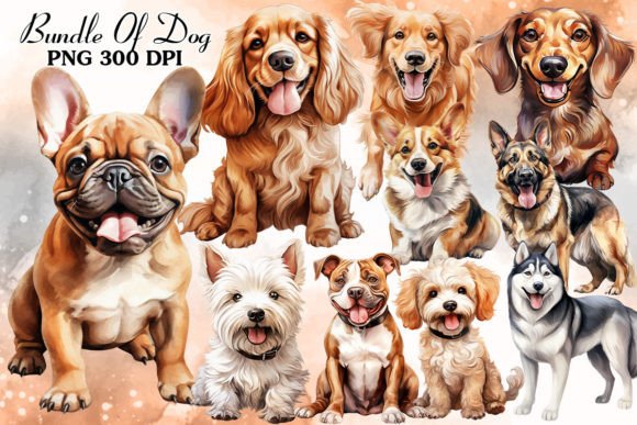 Download Popular Cute Dog Watercolor Clipart - Watercolor clipart Collection