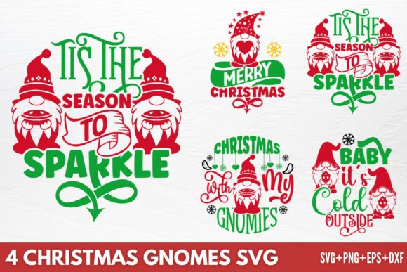Download Christmas Gnomes SVG - Gnomes Collection