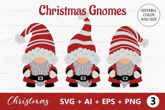 Download Christmas Gnomes SVG Holiday Sublimation - Gnomes Collection