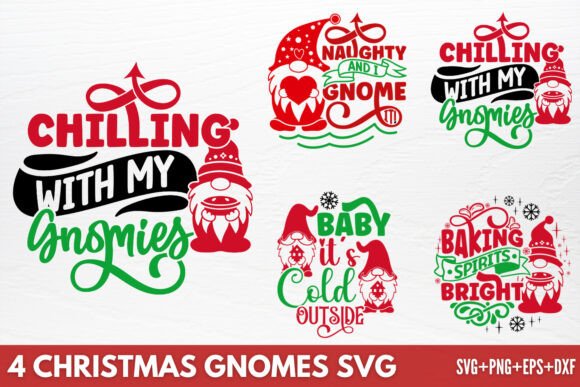Download Christmas Gnomes SVG - Gnomes Collection
