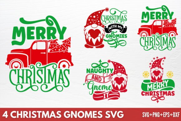 Download Christmas Gnomes SVG - Gnomes Collection