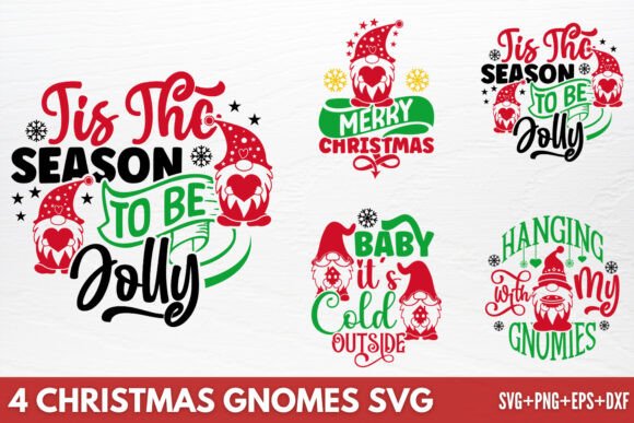 Download Christmas Gnomes SVG - Gnomes Collection