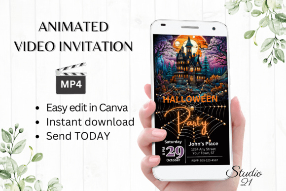 Download Digital Halloween Party Invitation - Digital halloween Collection